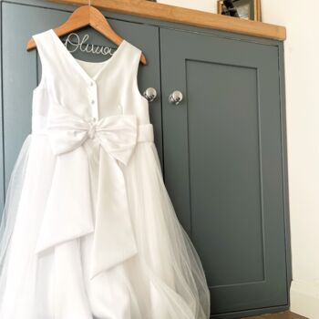 Personalised Wedding Hanger For Children – Bridesmaid / Flower Girl / Page Boy, 3 of 7