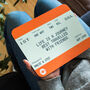 Personalised Train Ticket Friendship Mouse Mat, thumbnail 2 of 5