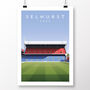 Crystal Palace Selhurst From The Centre Circle Poster, thumbnail 2 of 7