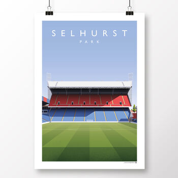 Crystal Palace Selhurst From The Centre Circle Poster, 2 of 7