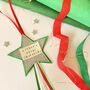 Personalised Star Christmas Tree Hanging, thumbnail 1 of 5