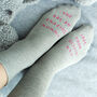 Personalised Glitter Amazing Mummy Socks, thumbnail 1 of 3