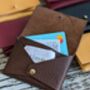 Personalised Unisex Leather Minimalist Wallet, thumbnail 5 of 6