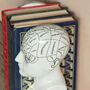 Antiqued Phrenology Head Bookends, thumbnail 4 of 5