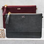 Personalised Luxury Leather Clutch Or Shoulder Bag, thumbnail 2 of 4