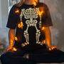 Halloween Glow In The Dark Skeleton T Shirt, thumbnail 4 of 6
