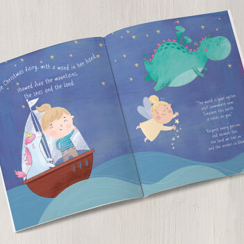 Personalised Christmas Wish Story Book, 4 of 9