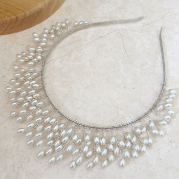 White Pearl Headband, 3 of 5