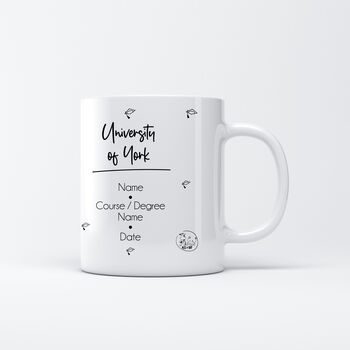 Personalised York Graduation Mug, 5 of 5