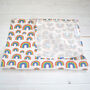 Rainbow Linen Tea Towel, thumbnail 4 of 6