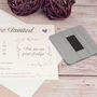 Calendar Wedding Invitation Magnet, thumbnail 4 of 7