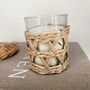 Hand Woven Wicker Scented Candle, thumbnail 2 of 2