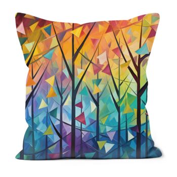 Forest Of Colour Hand Made Poly Linen Cushions, 7 of 8