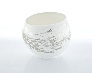 Porcelain Teacup With Delicate Winter Twig, 4 of 8