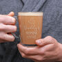 Personalised Morning Coffee Glass Mug, thumbnail 3 of 6