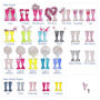 Personalised Hen Party Welly Boot Tea Towel, thumbnail 2 of 3