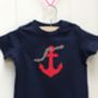 Baby Anchor T Shirt, thumbnail 3 of 3