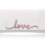 Love Bridal Clutch With Flourish Font, thumbnail 3 of 5