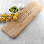Personalised Family Dinner Bamboo Serving Board, thumbnail 2 of 5
