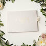 Personalised Pearl Wedding Guest Book, thumbnail 1 of 5
