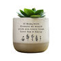 Personalised Plant Pot For Couples New Home, thumbnail 2 of 2