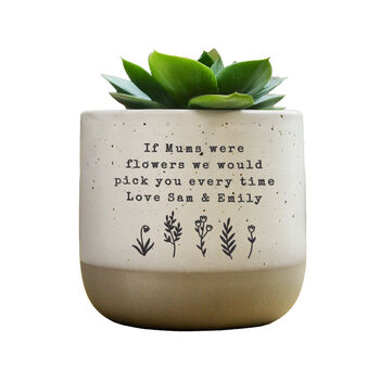 Personalised Plant Pot For Couples New Home, 2 of 2