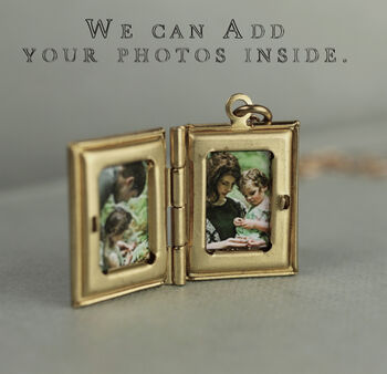 Flower Book Locket Necklace, 3 of 10