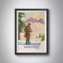 Sauze D'oulx Ski Resort Italy Travel Poster Art Print, thumbnail 1 of 8