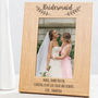 Personalised Bridesmaid Thank You Photo Frame, thumbnail 2 of 5