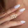 Angel Number Necklace, thumbnail 4 of 8