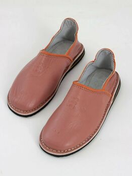 Moroccan Leather Berber Babouche Slippers, 2 of 12
