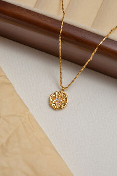 Twinkle Coin 18ct Gold Plated Necklace Set, 4 of 9