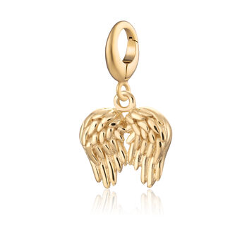 Angel Wings Necklace, Sterling Silver Or Gold Plated, 9 of 12