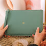 Personalised Clutch Bag Travel Accessory For Her, thumbnail 3 of 6