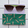 Hand Painted Leather Glasses Pouch, thumbnail 9 of 11