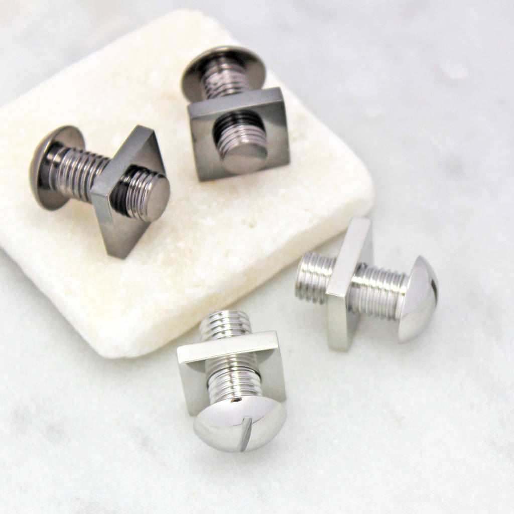 Diy Nut And Bolt Cufflinks By Charlie Boots