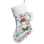 Personalised Photo Elf Christmas Stocking, thumbnail 4 of 4