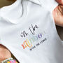 Personalised I'm The Rainbow After The Storm Baby Vest, thumbnail 6 of 6