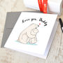 Personalised Bear Daddy And Bear Cub Card, thumbnail 1 of 4