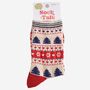 Women's Bamboo Socks Christmas Tree Fair Isle, thumbnail 5 of 5