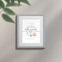Personalised Anniversary “The Day We Tied The Knot” Framed Print, thumbnail 5 of 10