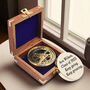 Personalised Signature Sundial Compass With Wooden Box, thumbnail 2 of 12