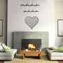 Modern Wooden Heart Romantic Touch For Home Walls, thumbnail 5 of 11