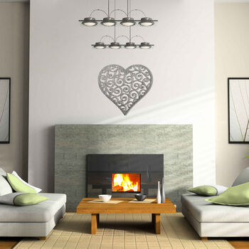 Modern Wooden Heart Romantic Touch For Home Walls, 5 of 11