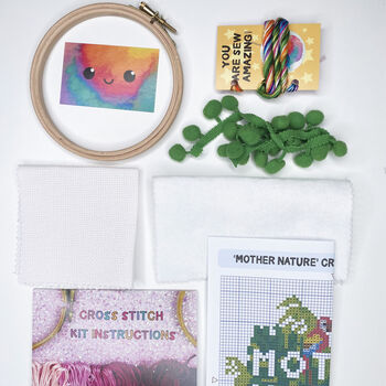 Mother Nature Cross Stitch Kit, 5 of 8
