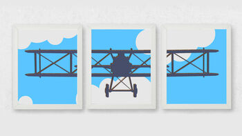 Airplane Split 3D Wall Art Poster, 2 of 6