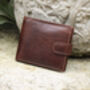Personalised Vegetable Tanned Leather Wallet Rfid, thumbnail 3 of 11