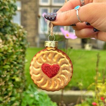 Christmas Glass Jam Biscuit Bauble, 4 of 4