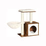 Brown Cat Condo Tree House With Removable Cushion, thumbnail 5 of 7