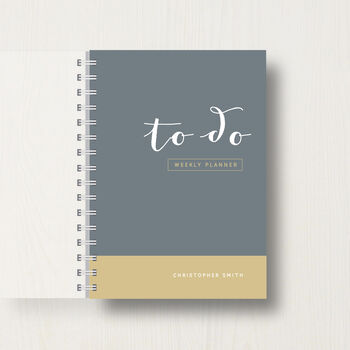 Personalised 'To Do' Weekly Planner Journal, 11 of 11